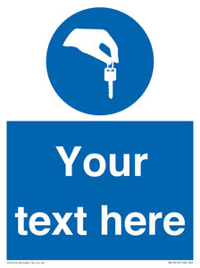 Custom Mandatory Keys Sign